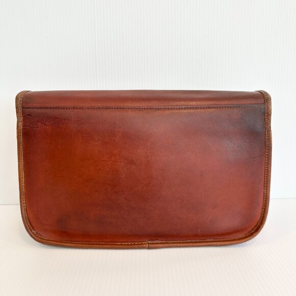 Vintage COACH Convertible Clutch Bag New York City British Tan 70/80s - Picture 4 of 16